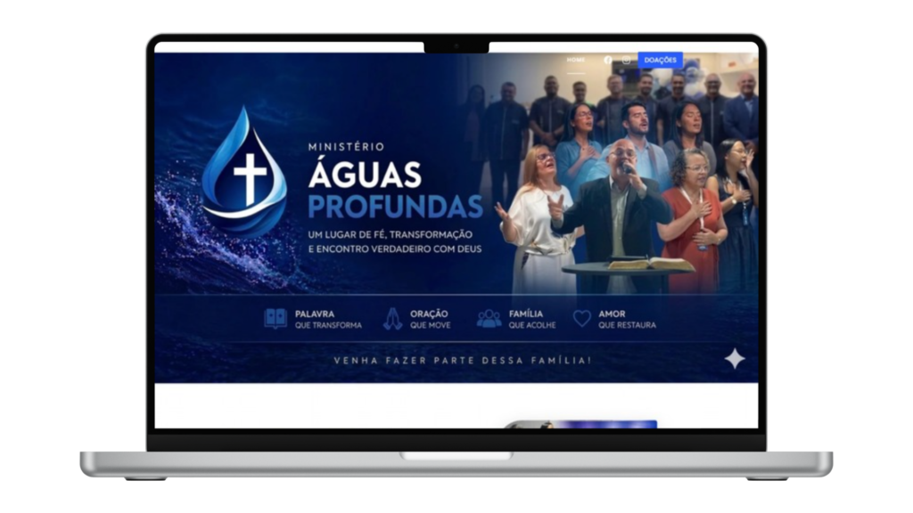 Igreja Ministério Águas Profundas - RS2 Marketing