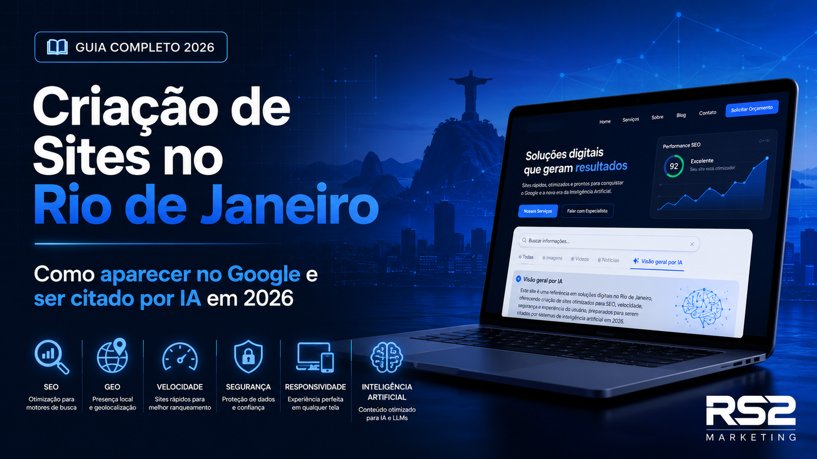 Criação de Sites no Rio de Janeiro: o Guia Completo para Aparecer no Google e Ser Citado por IA em 2026